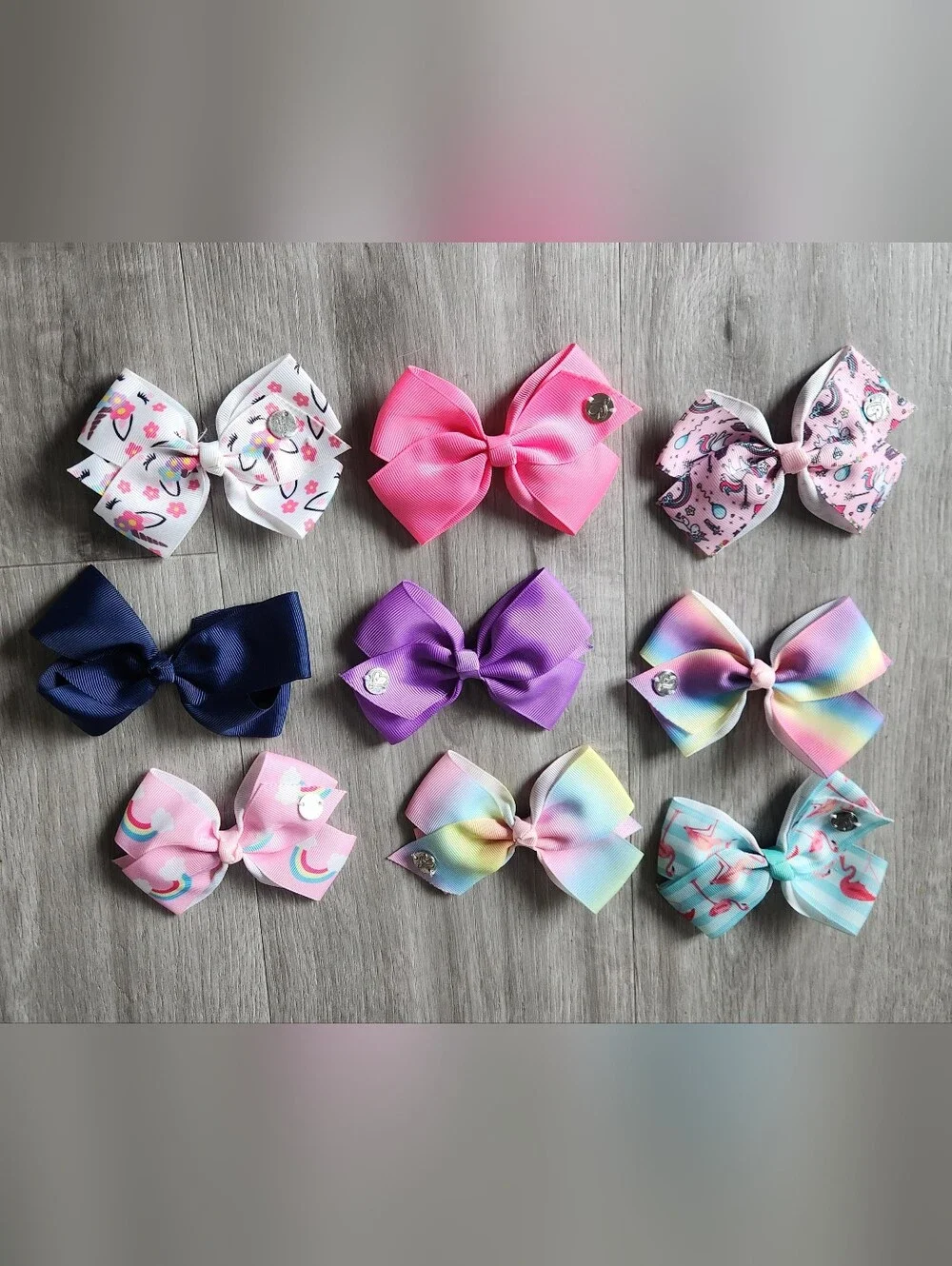 JoJo Siwa Hair Bows/clips Set Girls